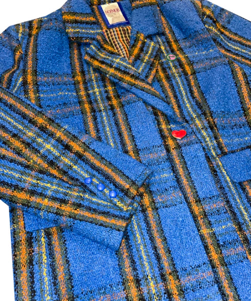 Heart Button Check Jacket&Skirt Series